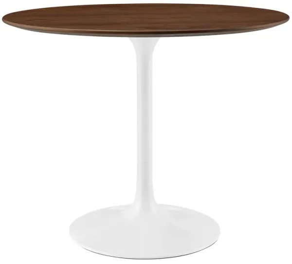 Lippa Round 36" Dining Table by Modway Wood / Walnut