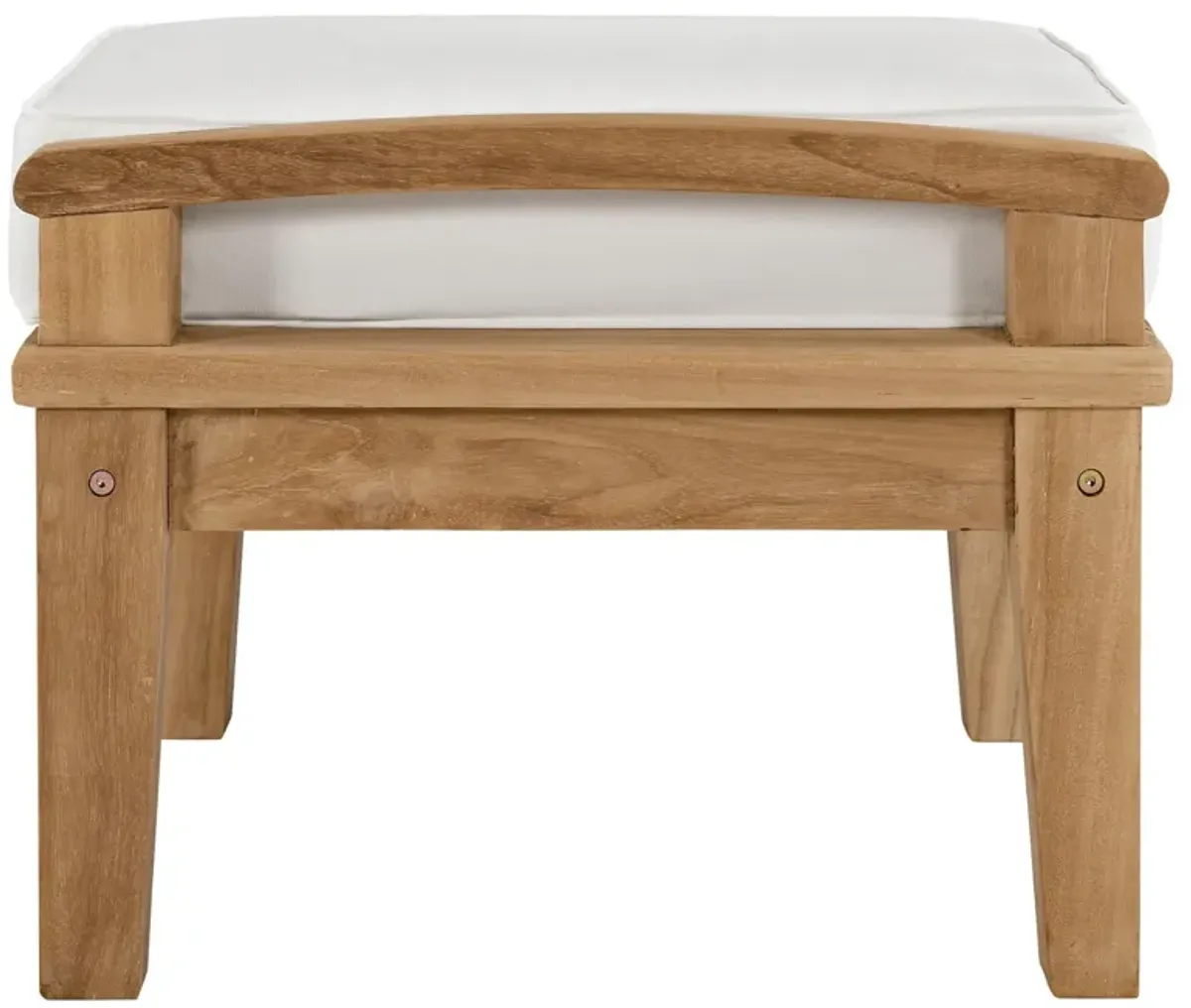 Marina Outdoor Patio Teak Ottoman by Modway
