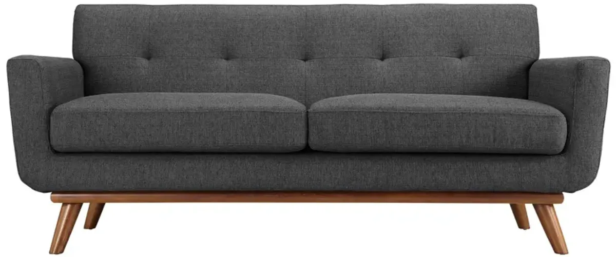 Engage Upholstered Fabric Loveseat by Modway Beige