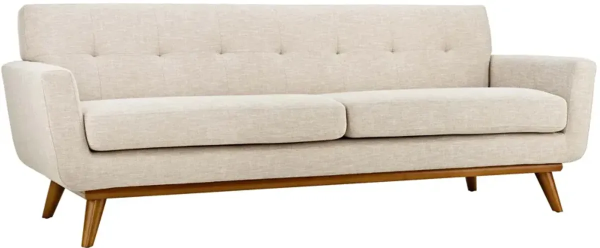 Engage Upholstered Fabric Sofa by Modway Beige