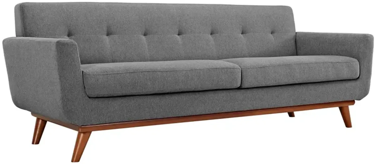Engage Upholstered Fabric Sofa by Modway Expectation Gray