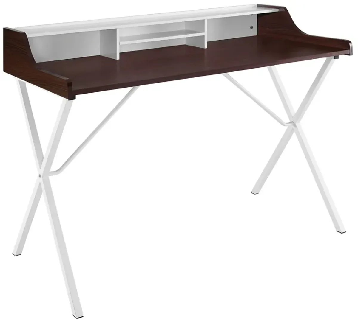 Bin Office Desk by Modway Cherry