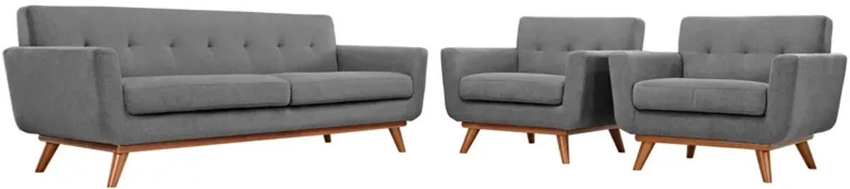 Engage Armchairs and Sofa Set of 3 by Modway