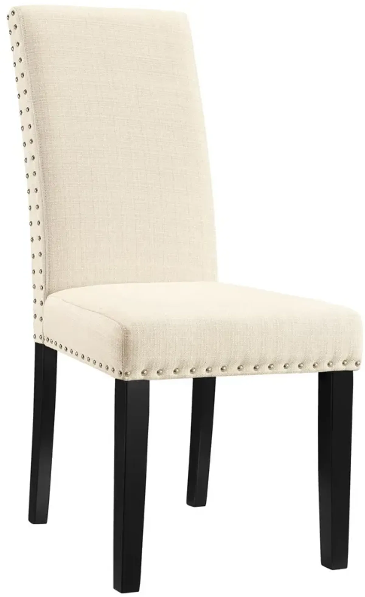 Parcel Dining Upholstered Fabric Side Chair by Modway Beige