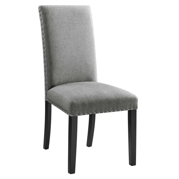 Parcel Dining Upholstered Fabric Side Chair by Modway Light Gray