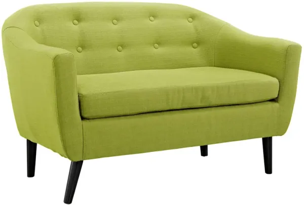 Wit Upholstered Fabric Loveseat by Modway Wheatgrass