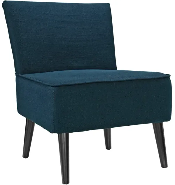 Reef Upholstered Fabric Side Chair by Modway Azure