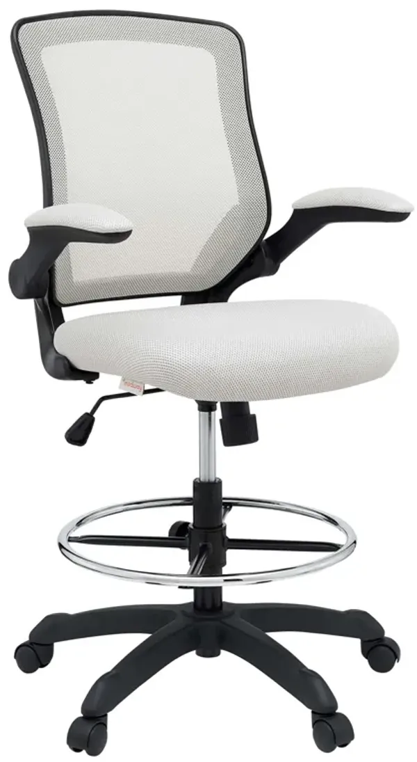 Veer Drafting Chair by Modway Gray