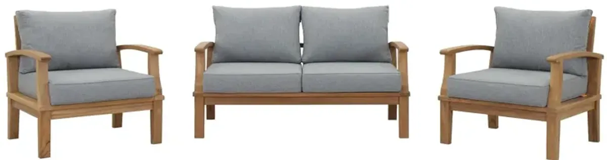 Marina 3 Piece Outdoor Patio Teak Set by Modway
