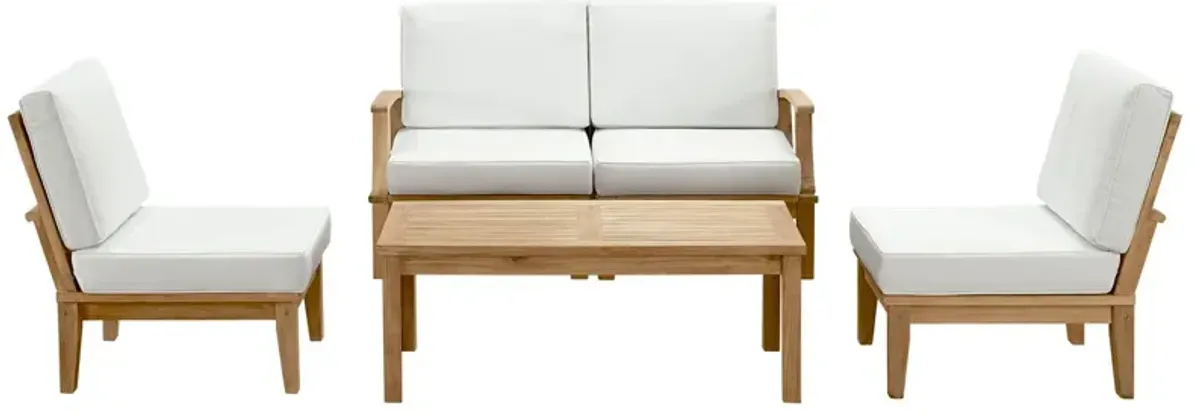 Marina 5 Piece Outdoor Patio Teak Set by Modway