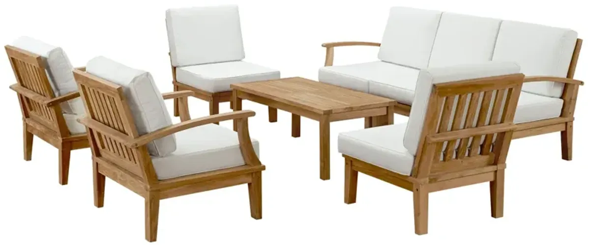 Marina 8 Piece Outdoor Patio Teak Set by Modway