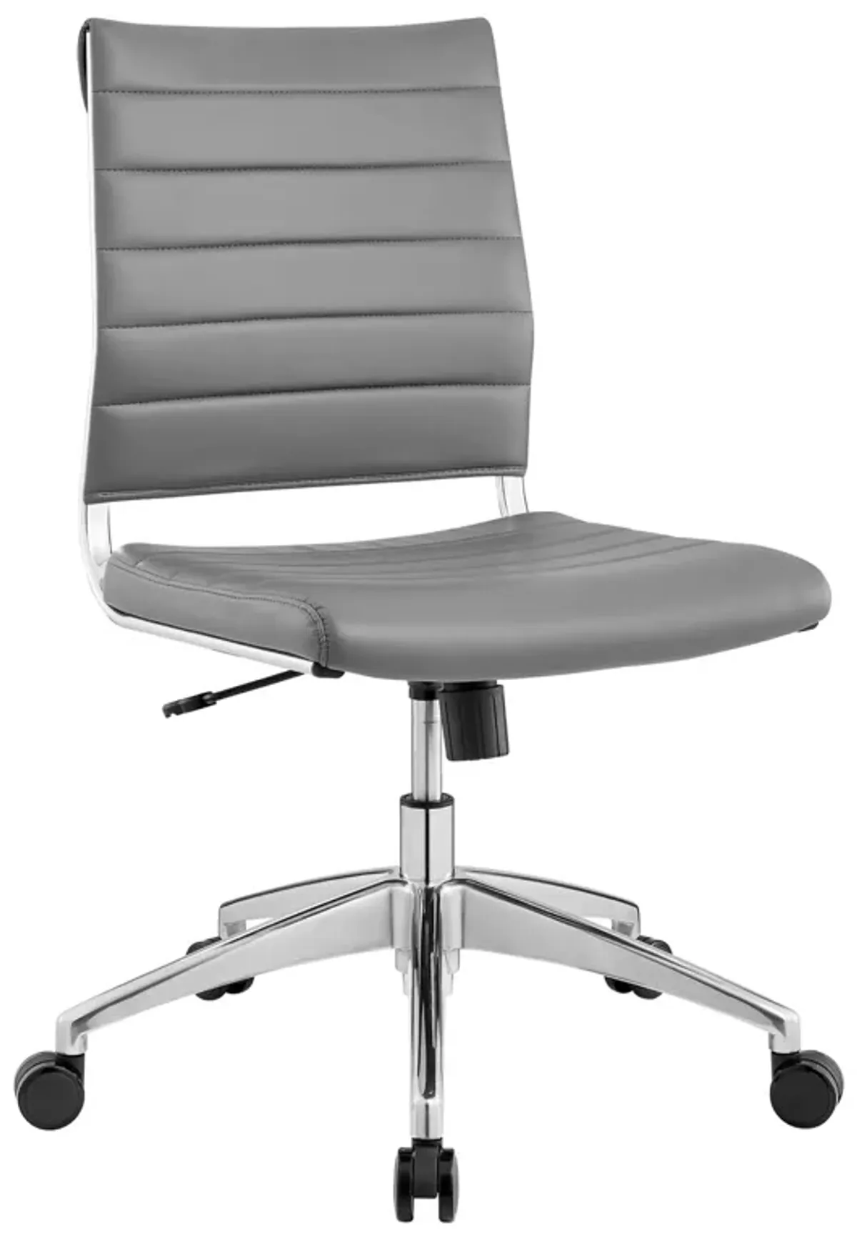 Jive Armless Mid Back Office Chair by Modway Gray