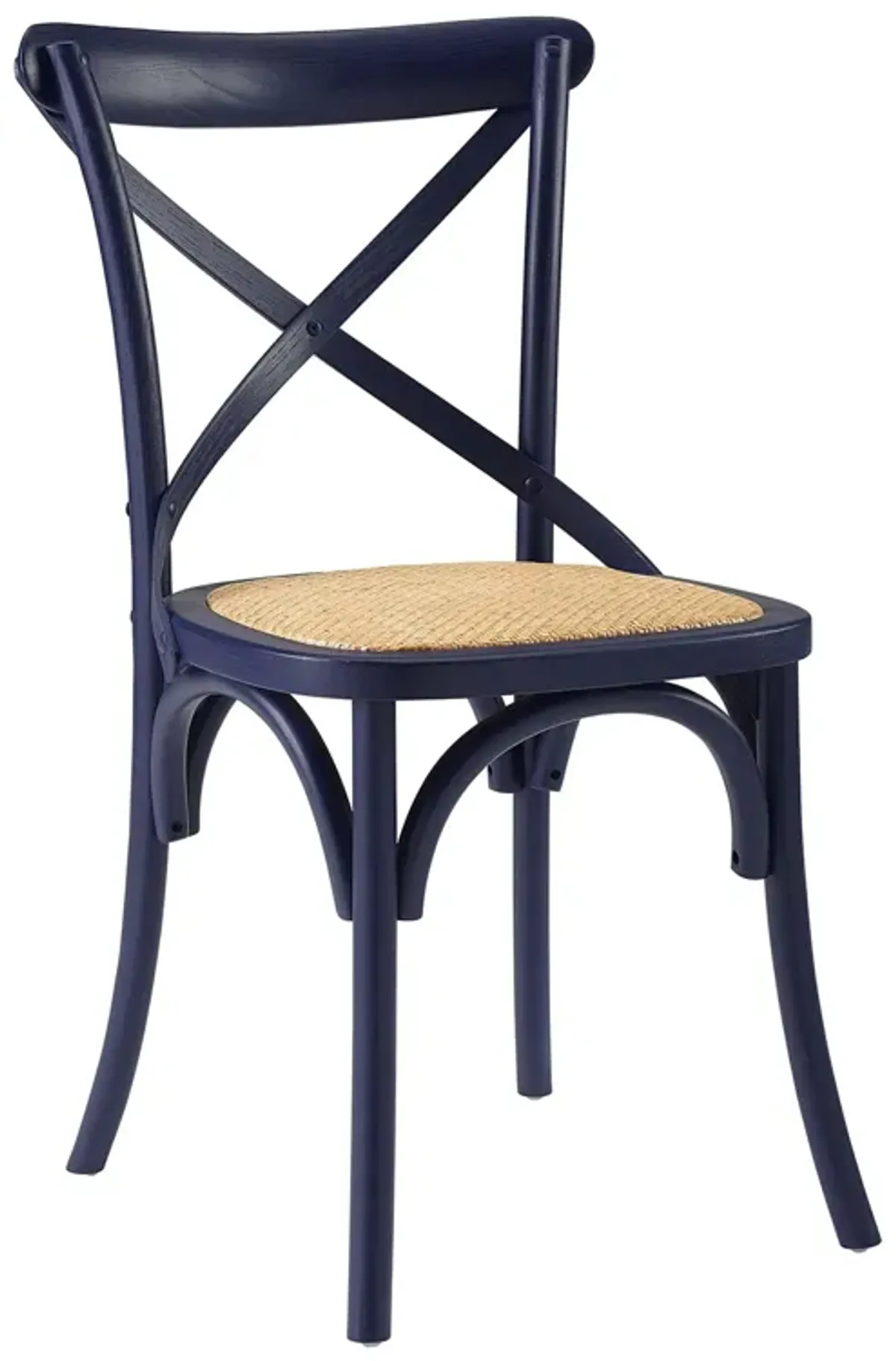 Gear Dining Side Chair by Modway Midnight Blue