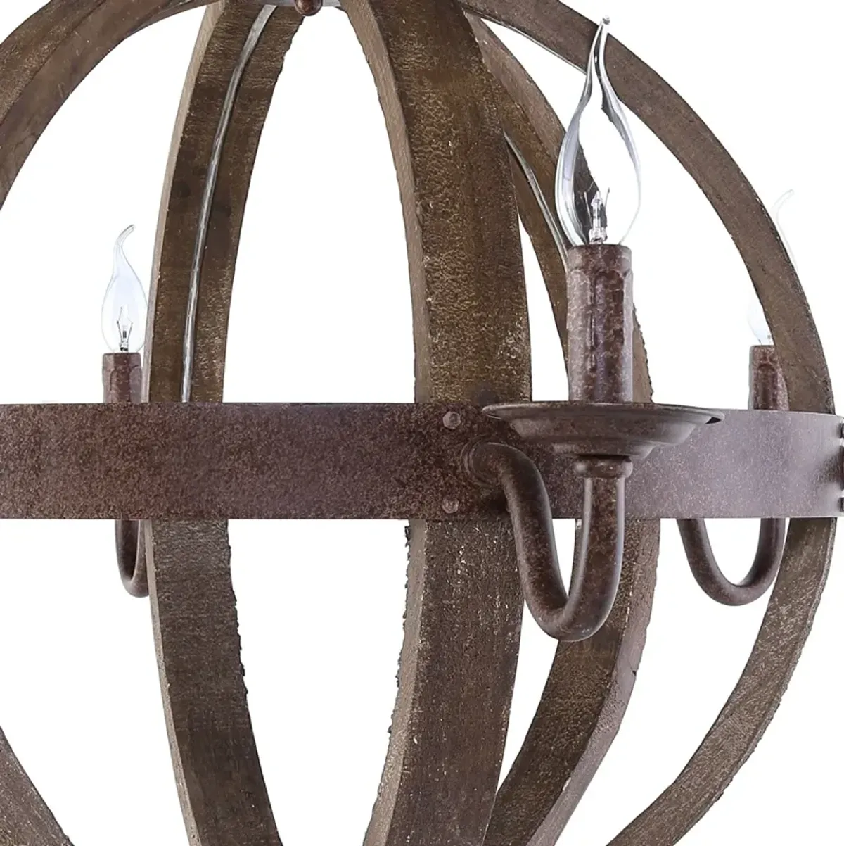 Catapult Chandelier by Modway Antique Brass