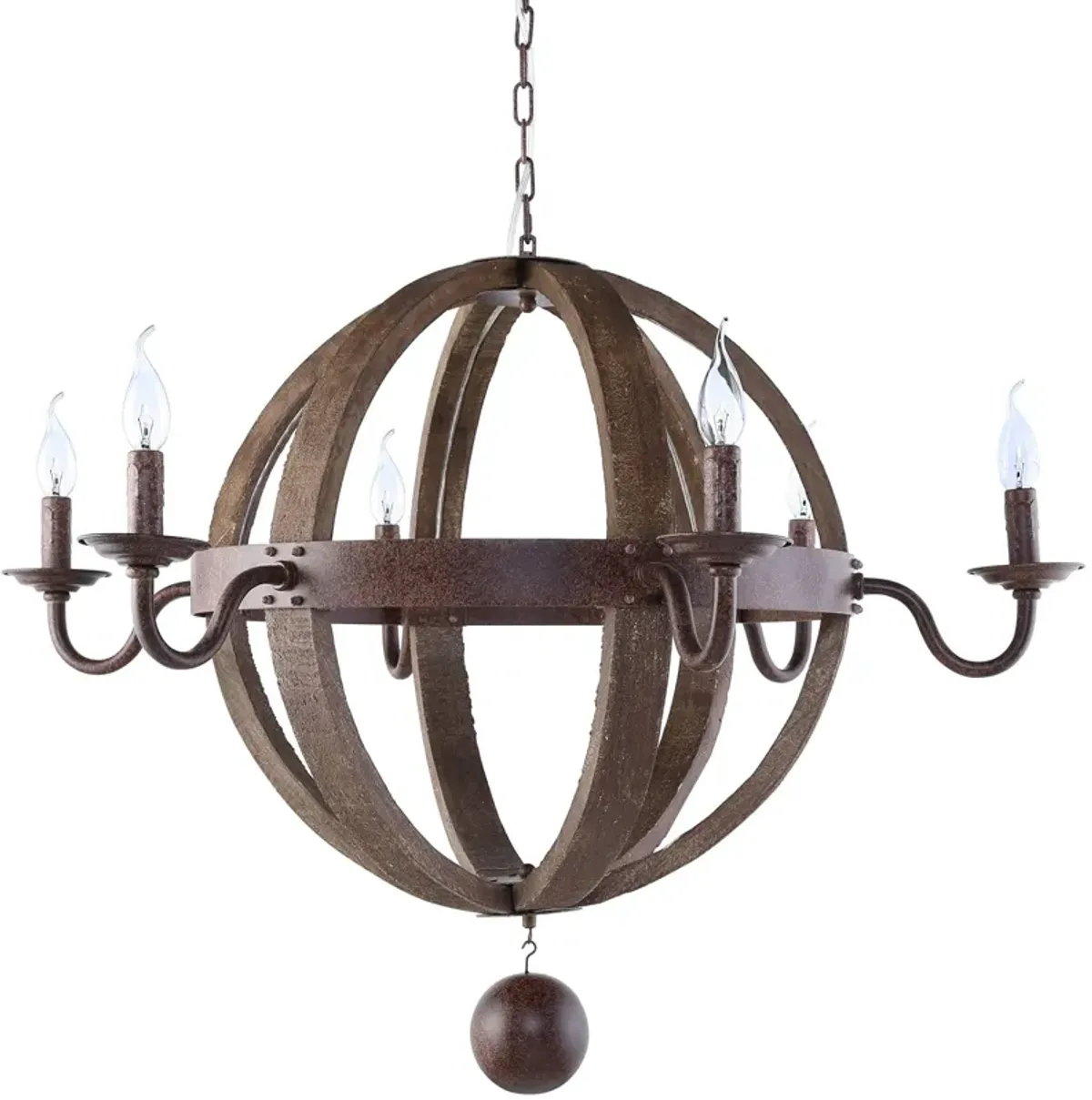 Catapult Chandelier by Modway Antique Brass
