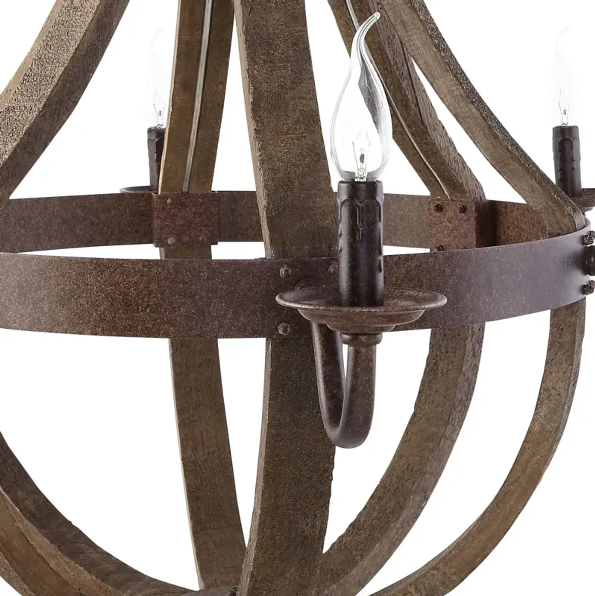 Ballista Chandelier by Modway Antique Brass
