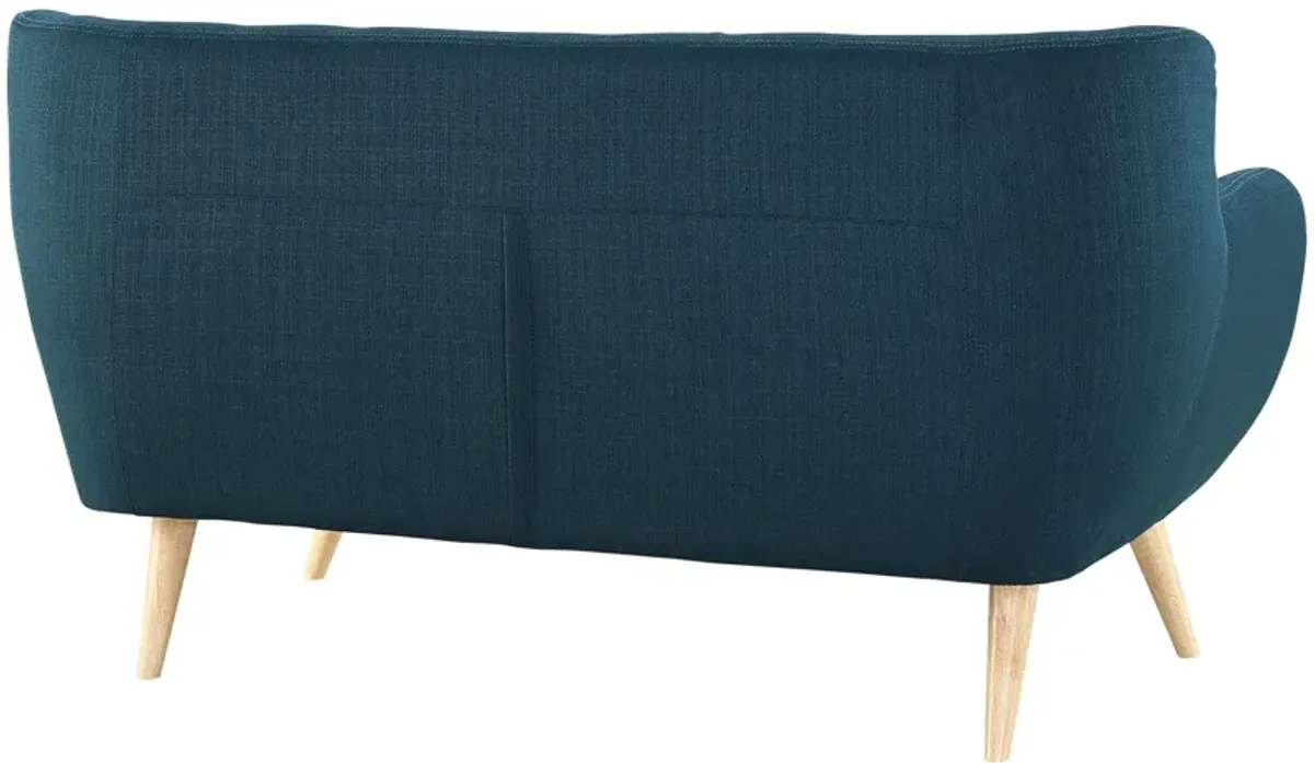 Remark Upholstered Fabric Loveseat by Modway Azure