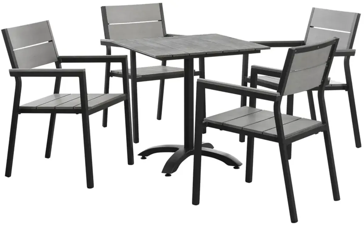 Maine 5 Piece Outdoor Patio Dining Set by Modway