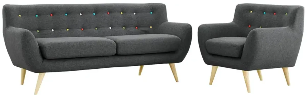 Remark 2 Piece Living Room Set by Modway