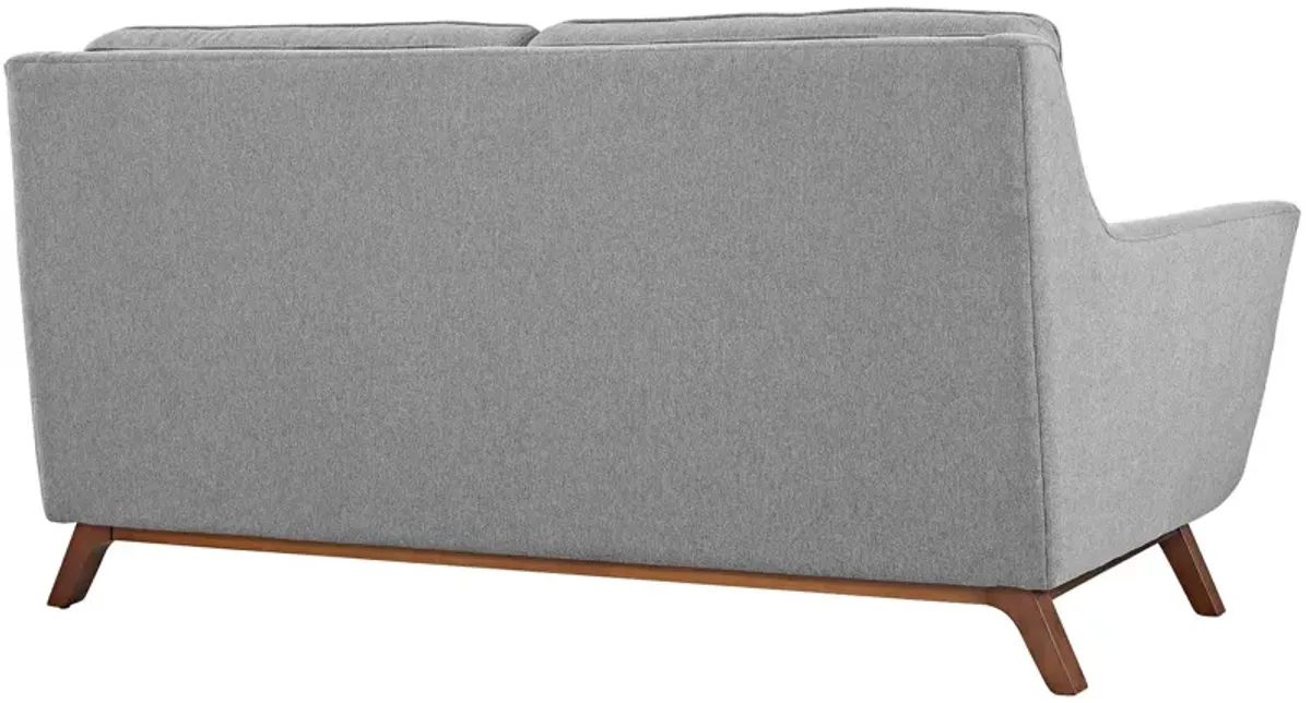 Beguile Upholstered Fabric Loveseat by Modway Expectation Gray