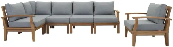 Marina 6 Piece Outdoor Patio Teak Set by Modway
