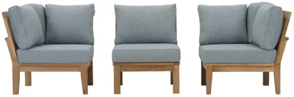 Marina 3 Piece Outdoor Patio Teak Set by Modway