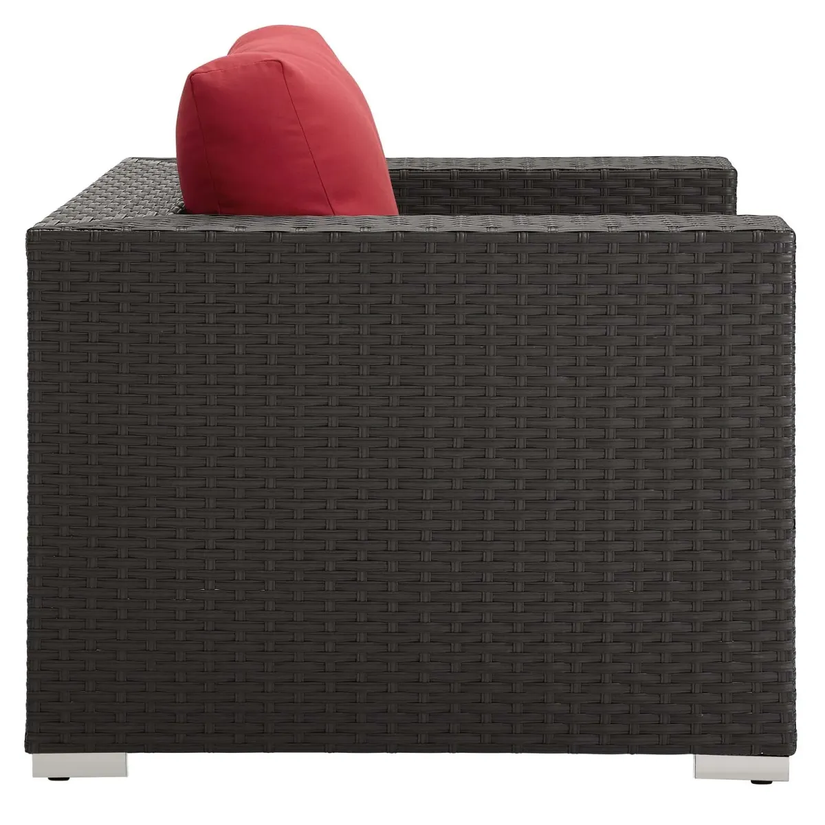 Sojourn Outdoor Patio Sunbrella® Armchair by Modway Canvas Red