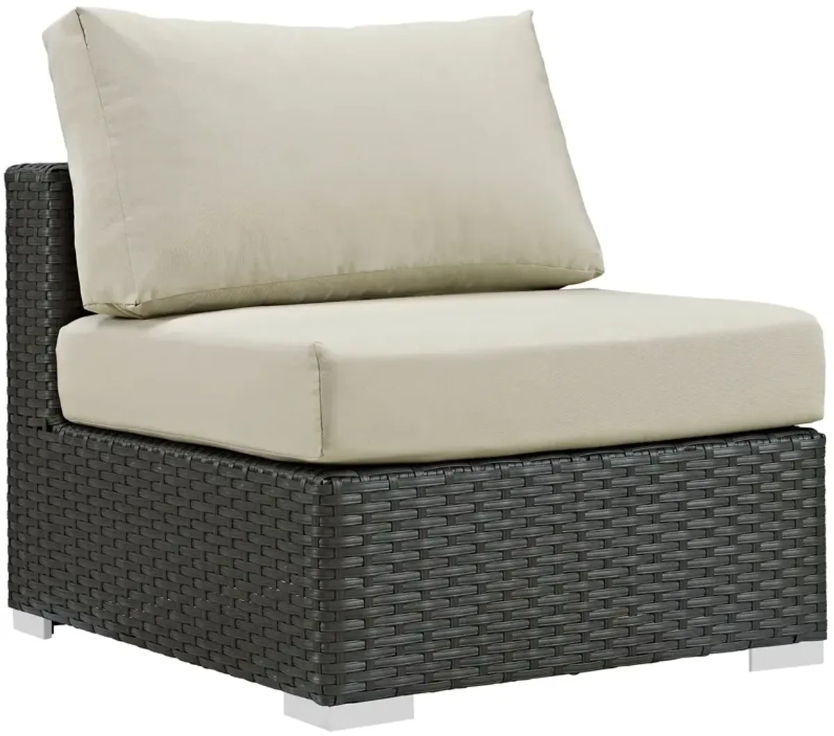 Sojourn Outdoor Patio Fabric Sunbrella® Armless by Modway