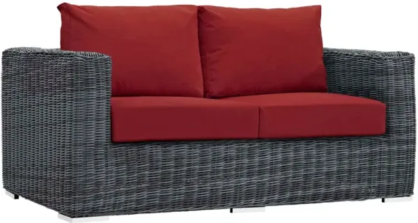 Summon Outdoor Patio Sunbrella® Loveseat by Modway
