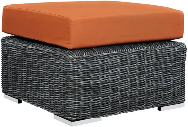 Summon Outdoor Patio Sunbrella® Ottoman by Modway