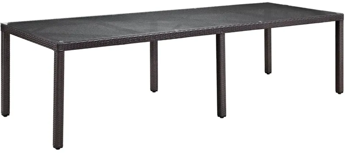 Convene 114" Outdoor Patio Dining Table by Modway