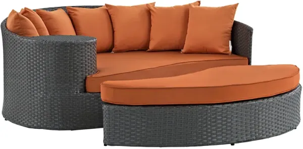 Sojourn Outdoor Patio Sunbrella® Daybed by Modway Canvas Tuscan