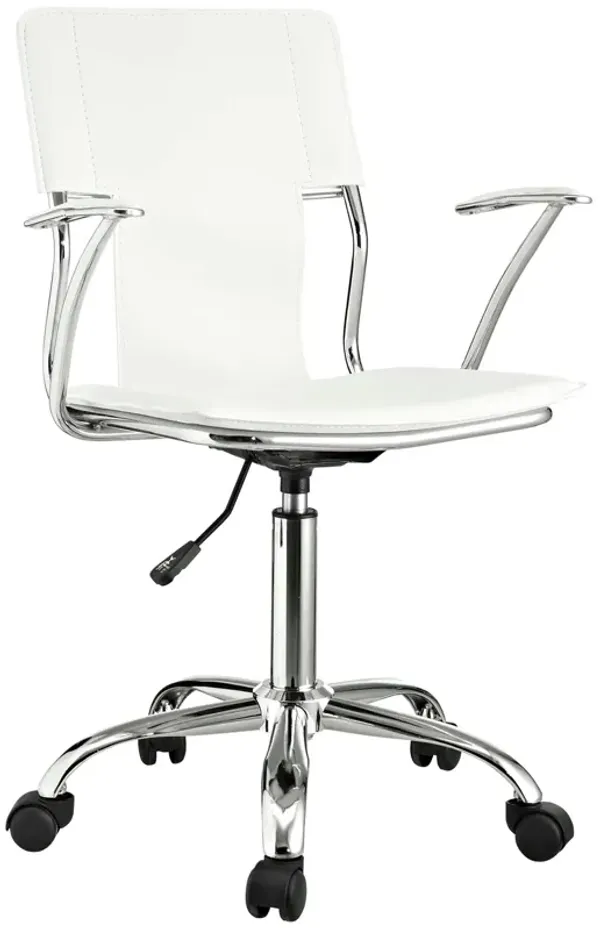 Studio Office Chair by Modway White