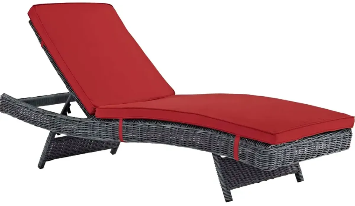 Summon Outdoor Patio Sunbrella® Chaise by Modway