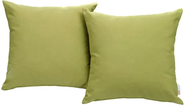 Convene 2 Piece Outdoor Patio Pillow Set by Modway Peridot