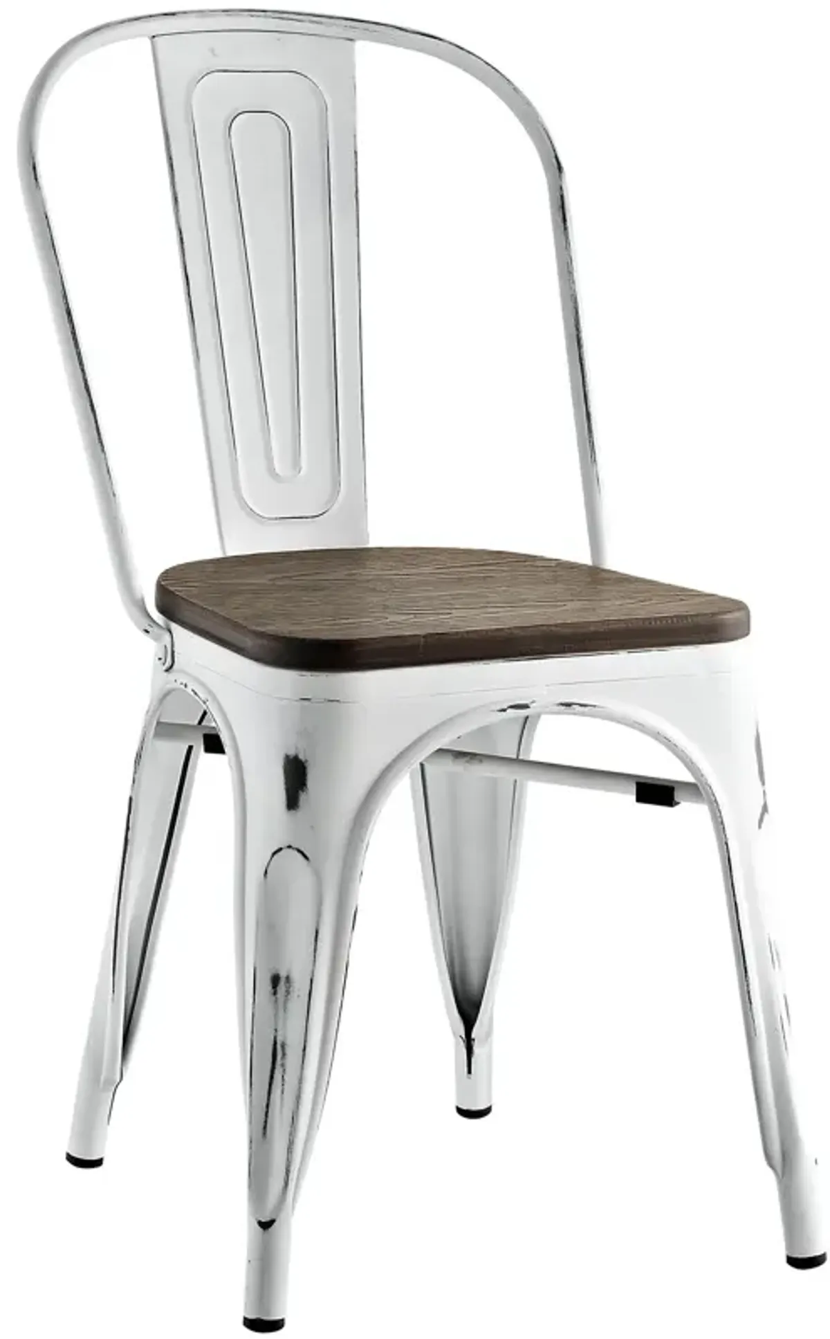Promenade Bamboo Side Chair by Modway White