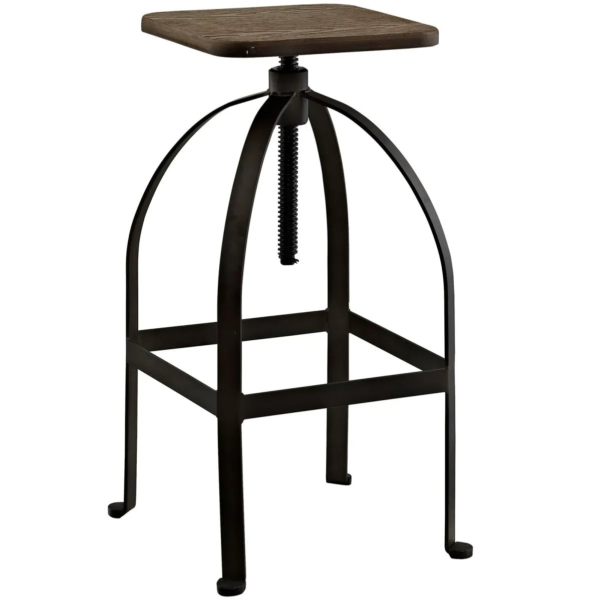 Pointe Bar Stool by Modway Brown