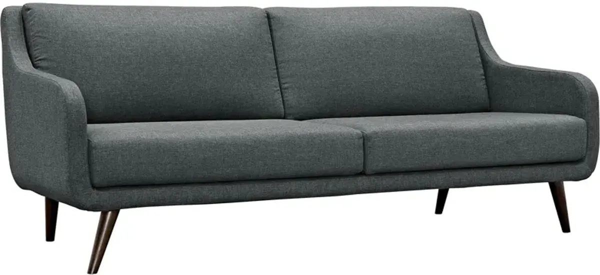 Verve Upholstered Fabric Sofa by Modway Gray