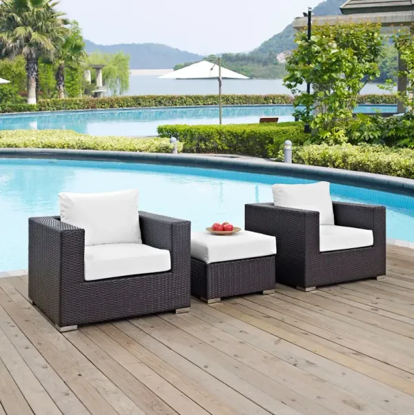 Convene 3 Piece Outdoor Patio Sofa Set by Modway