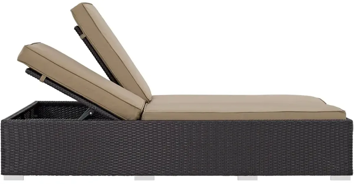 Convene Double Outdoor Patio Chaise by Modway