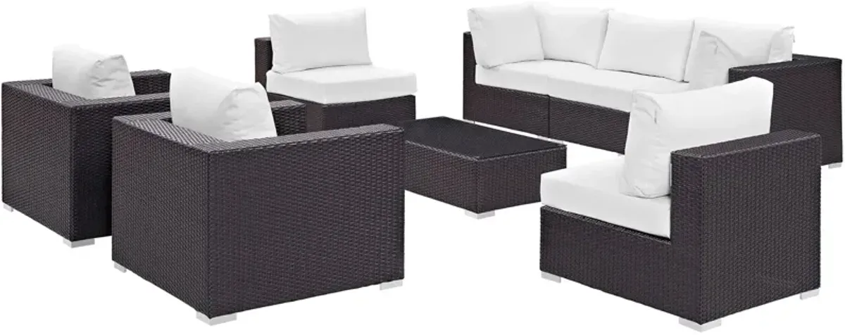 Convene 8 Piece Outdoor Patio Sectional Set by Modway