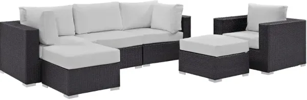 Convene 6 Piece Outdoor Patio Sectional Set by Modway