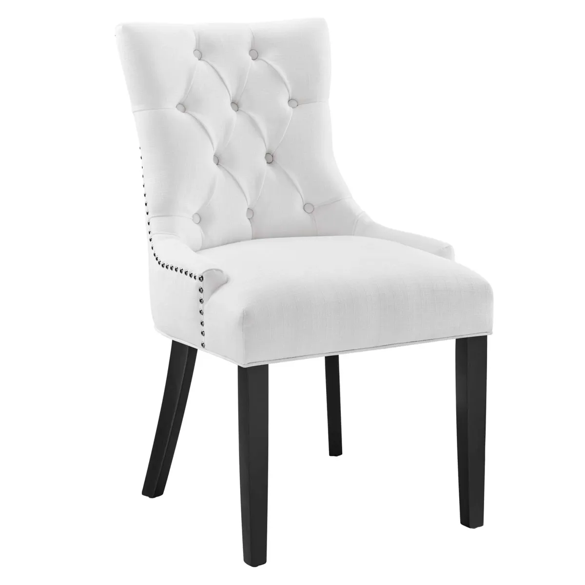 Regent Tufted Fabric Dining Chair by Modway White