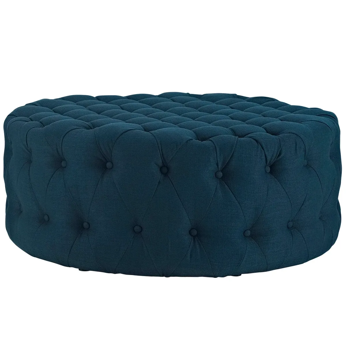 Amour Upholstered Fabric Ottoman by Modway Azure
