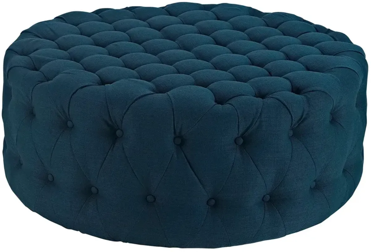 Amour Upholstered Fabric Ottoman by Modway Beige