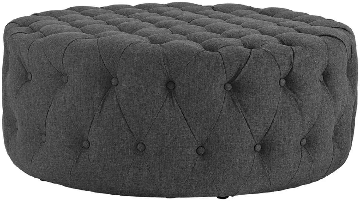 Amour Upholstered Fabric Ottoman by Modway