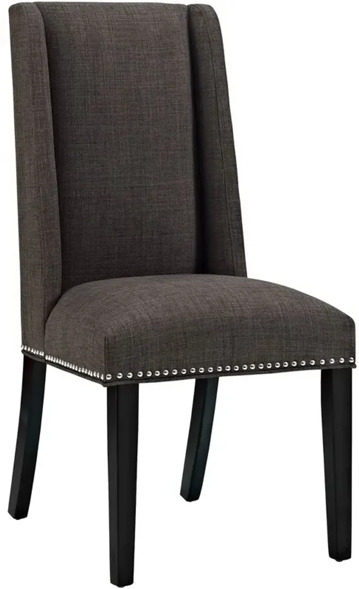 Baron Fabric Dining Chair by Modway Brown