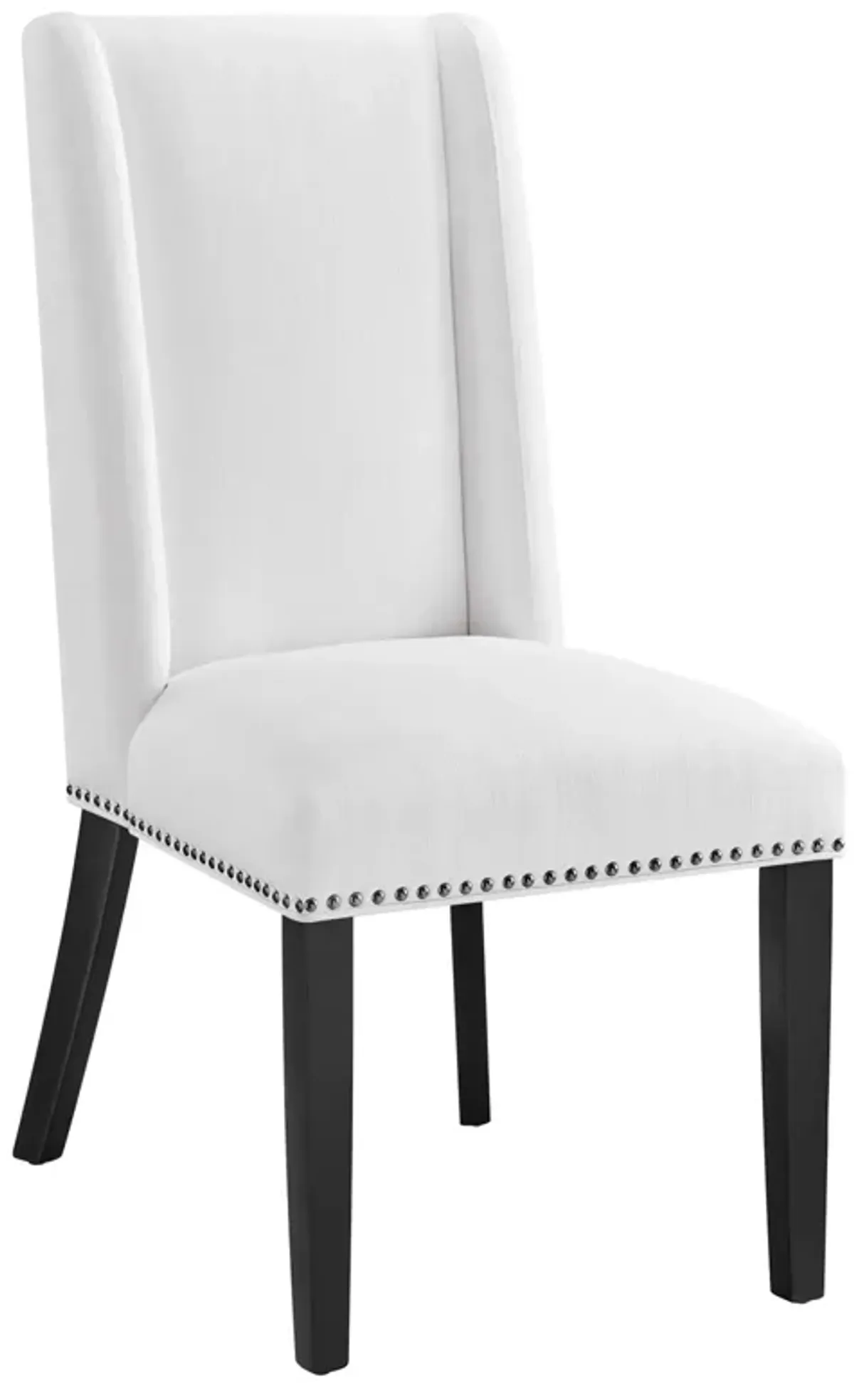 Baron Fabric Dining Chair by Modway White