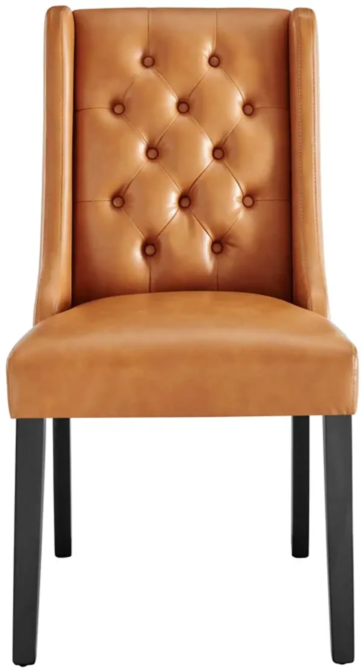 Baronet Button Tufted Vegan Leather Dining Chair by Modway