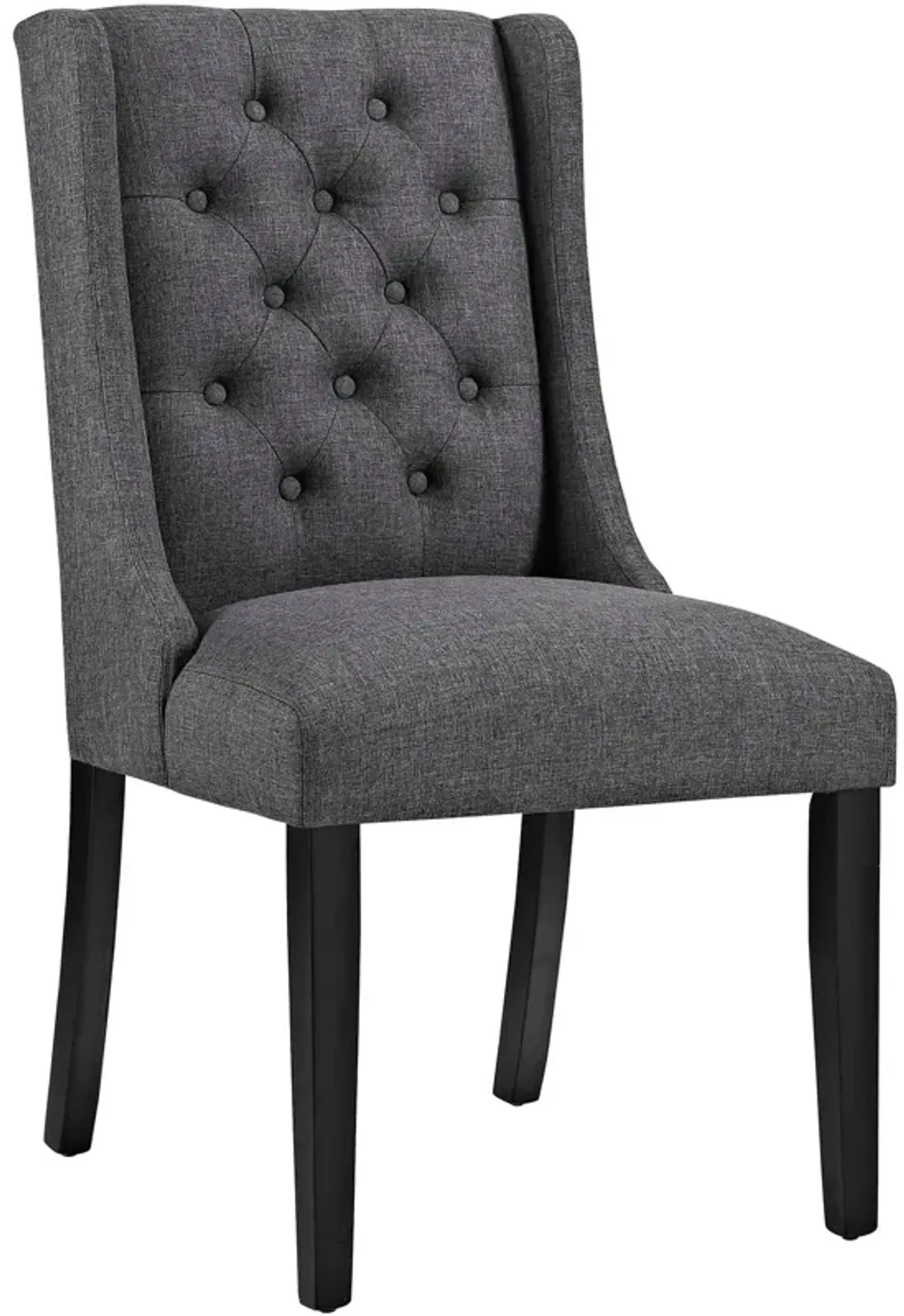 Baronet Fabric Dining Chair by Modway Gray